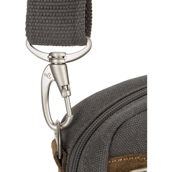 Heritage Tour Bag Cotton Canvas Suede Anti-Theft RFID Pockets Unisex - Picture 6 of 10